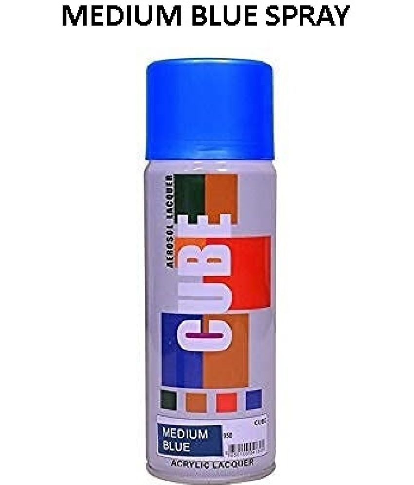     			Golden Fox cube Aerosol Spray Paint 400ml for Multipurpose use Blue Spray Paint 400 ml (Pack of 1)