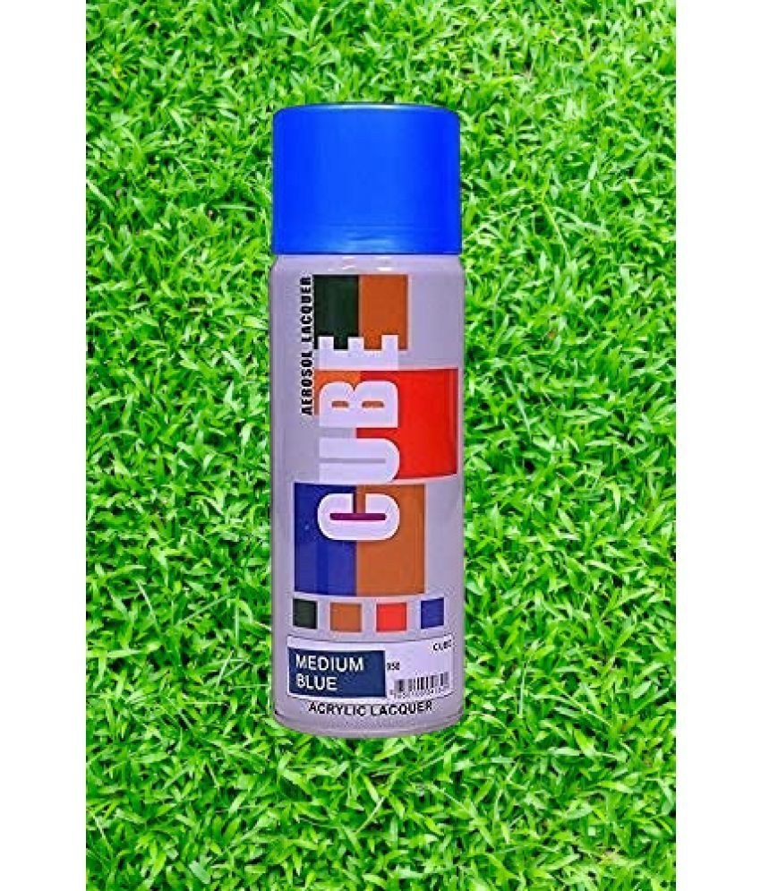     			Golden Fox cube Aerosol Spray Paint 400ml for Multipurpose use Blue Spray Paint 400 ml (Pack of 1)