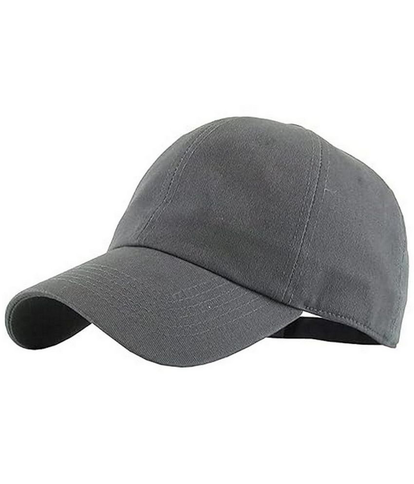     			Infispace Dark Grey Cotton Blend Women's Cap ( Pack of 1 )