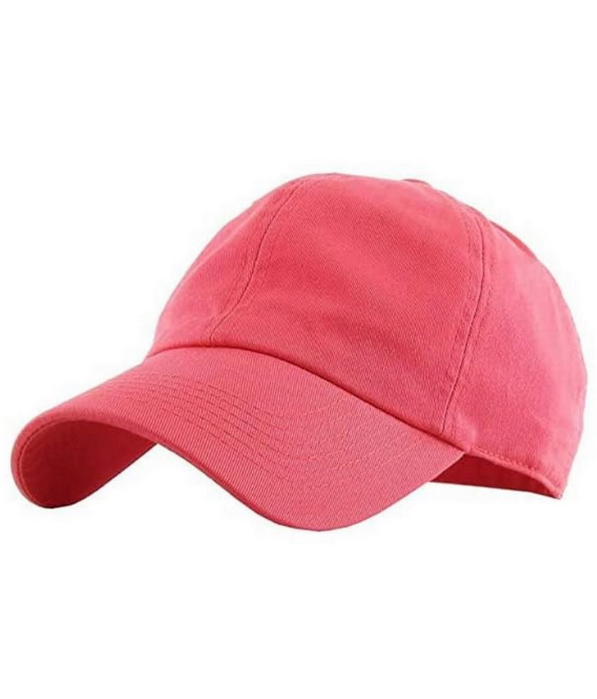     			Infispace Pack of 1 Cotton Men's Cap ( Pink )