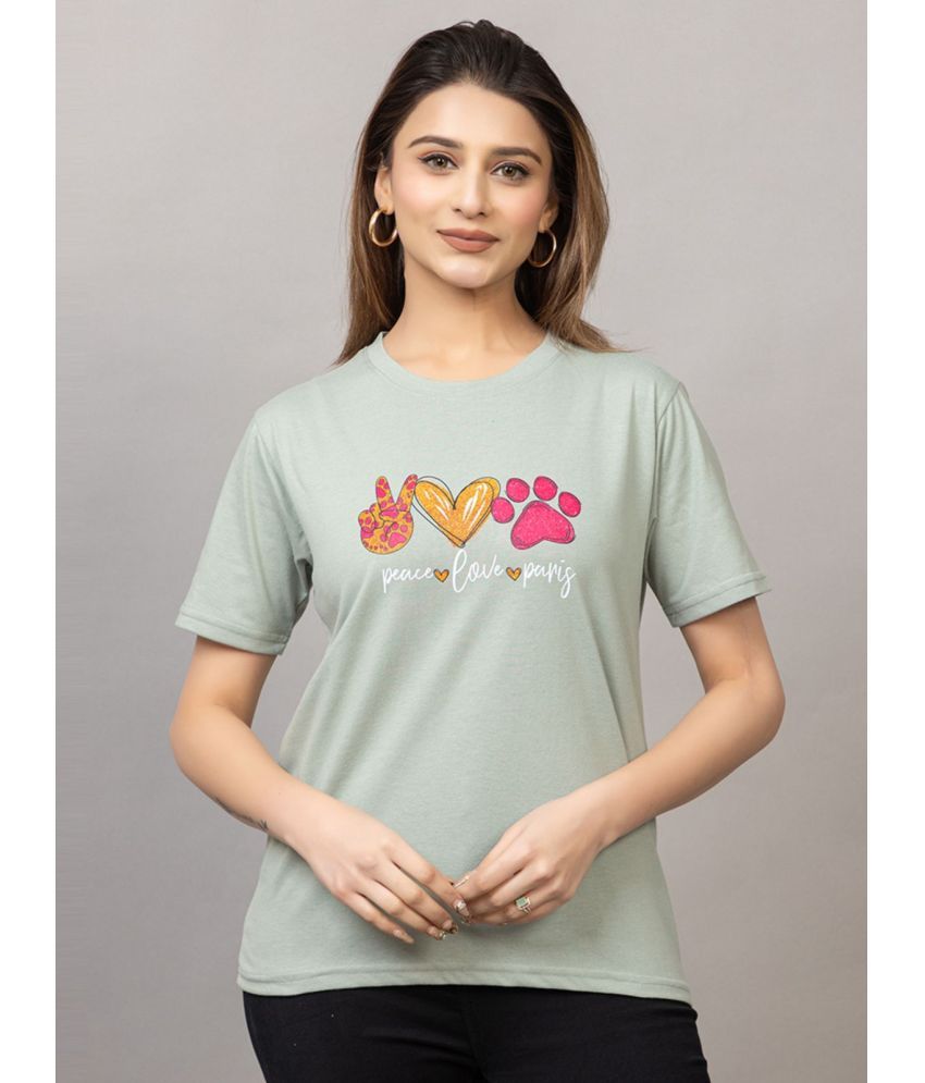     			MISDYNAMIC Pack of 1 Cotton Blend Women's T-Shirt ( Multicolor )