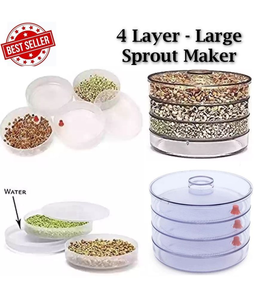     			Stysol Plastic 4 Compartment Sprout Maker