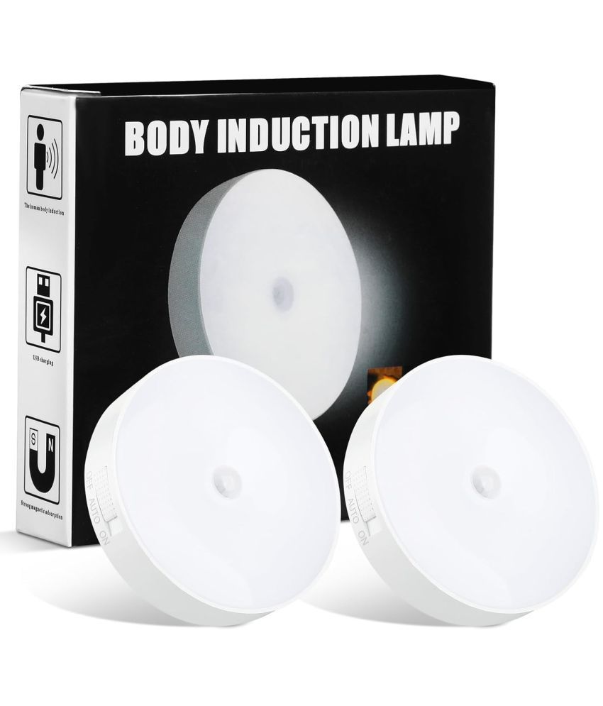     			VXT Motion Sensor Light White - Pack of 2