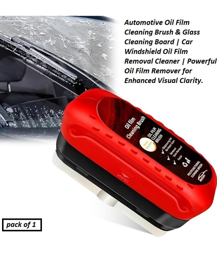     			Automotive Oil Film Cleaning Brush & Glass Cleaning Board | Car Windshield Oil Film Removal Cleaner | Powerful Oil Film Remover for Enhanced Visual Clarity