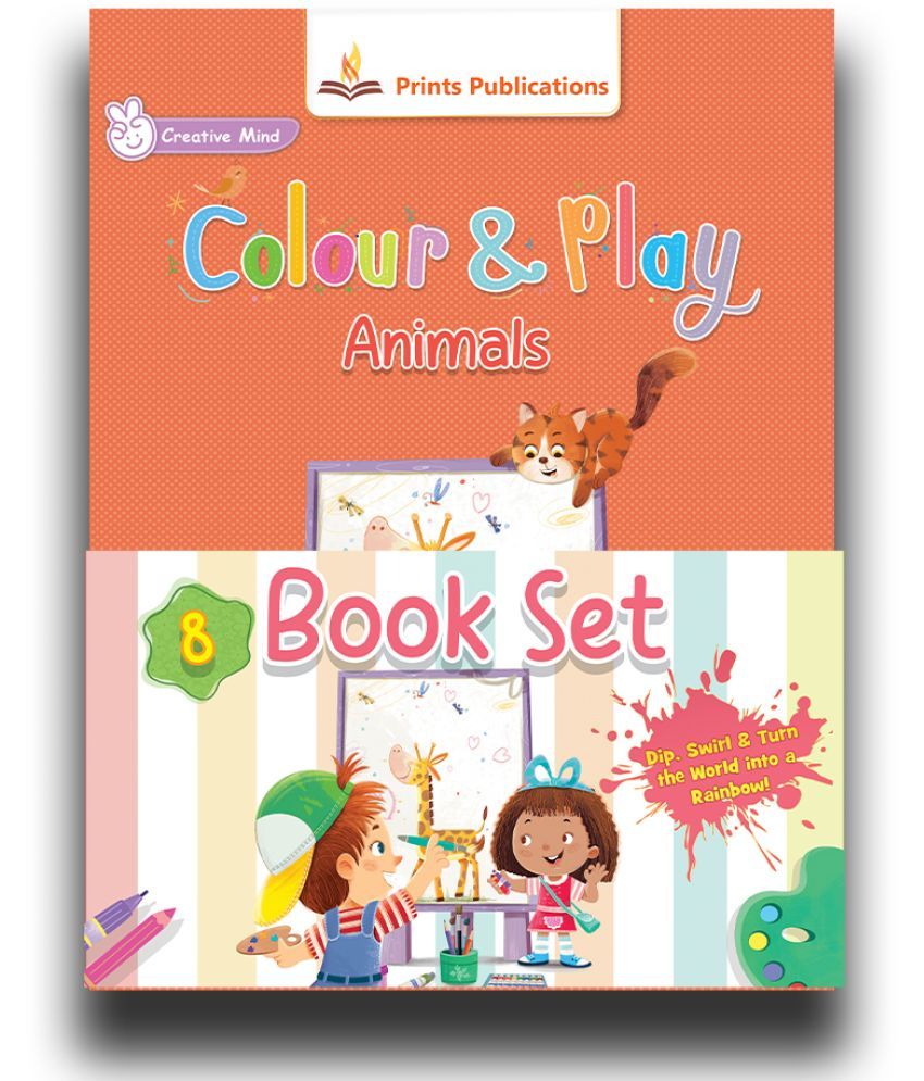     			Colour and Play: (8 Book Set)