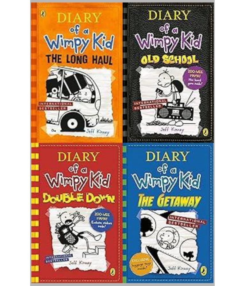     			Diary of a Wimpy Kid:-The Double Down + The Getaway + Old School  + The Long Haul