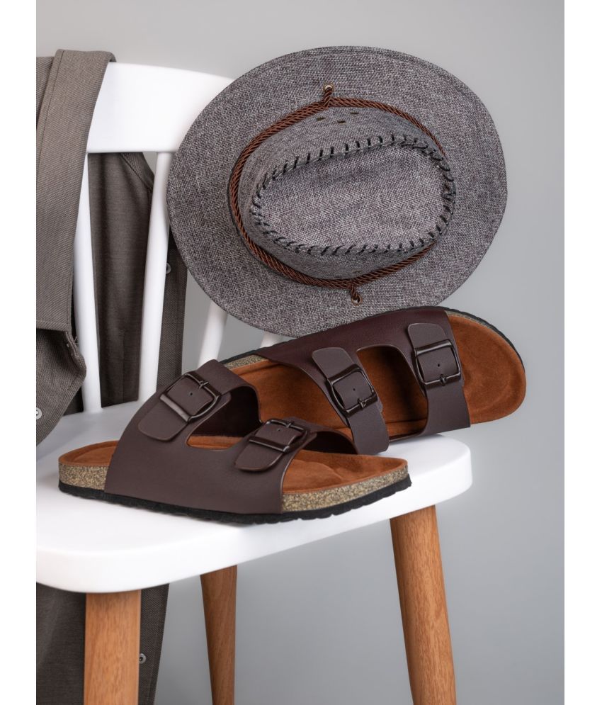     			Fentacia - Brown Men's Sandals