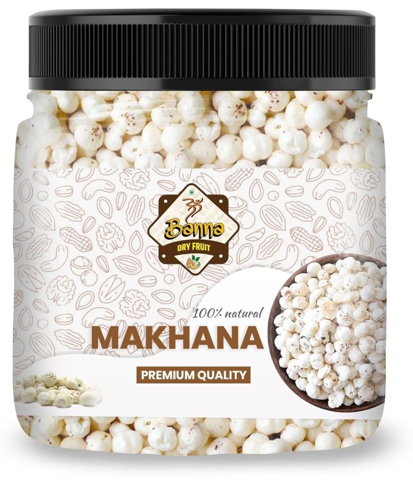     			OM BANNA Jumbo phool makhana/lotus seeds Fox Nuts | Makhana 100% Natural & Crunchy 500g