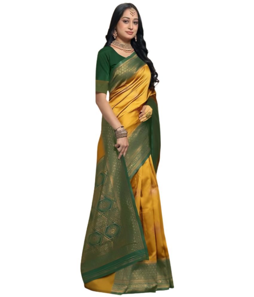     			SILK SUTRA Polyester Embellished Saree With Blouse Piece ( Multicolor , Pack of 1 )