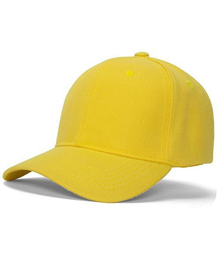     			Bolax Pack of 1 Cotton Men's Cap ( Yellow )