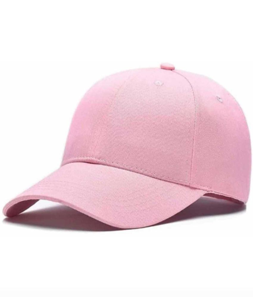     			Bolax Pack of 1 Cotton Men's Cap ( Pink )