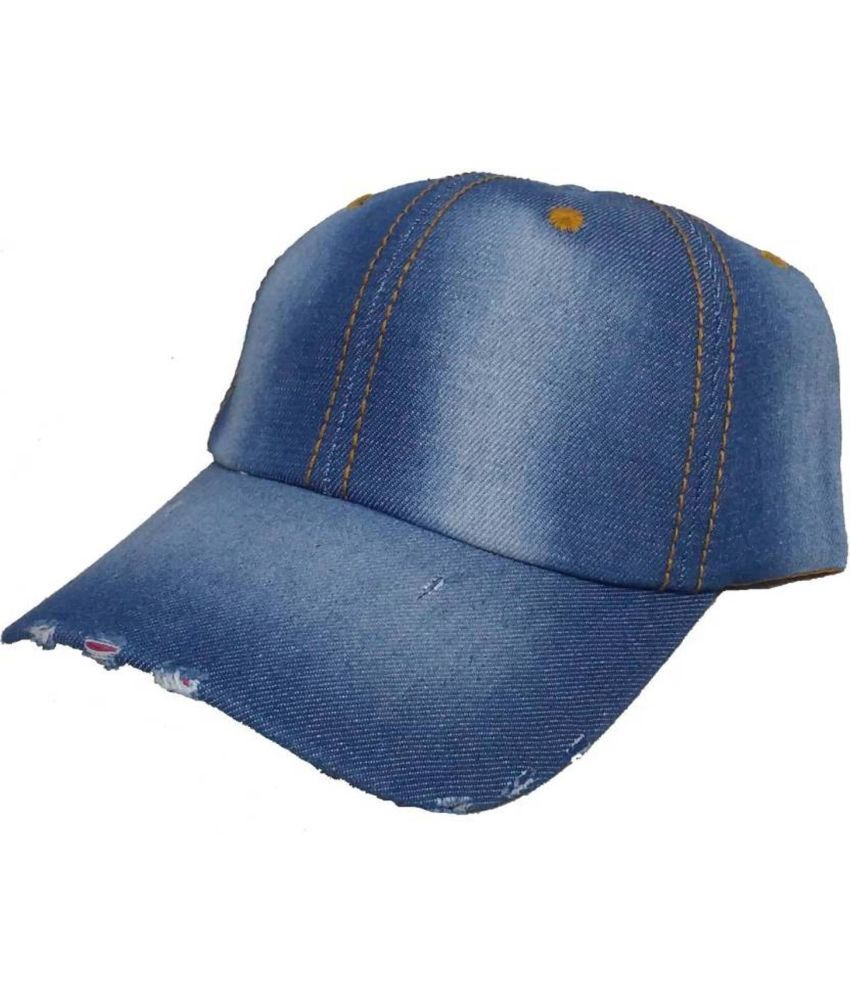     			Bolax Pack of 1 Cotton Blend Men's Cap ( Blue )