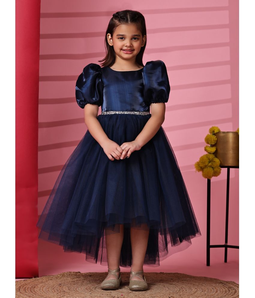     			Toy Balloon Kids Net Gown For Girls ( Pack of 1 , NAVY BLUE )