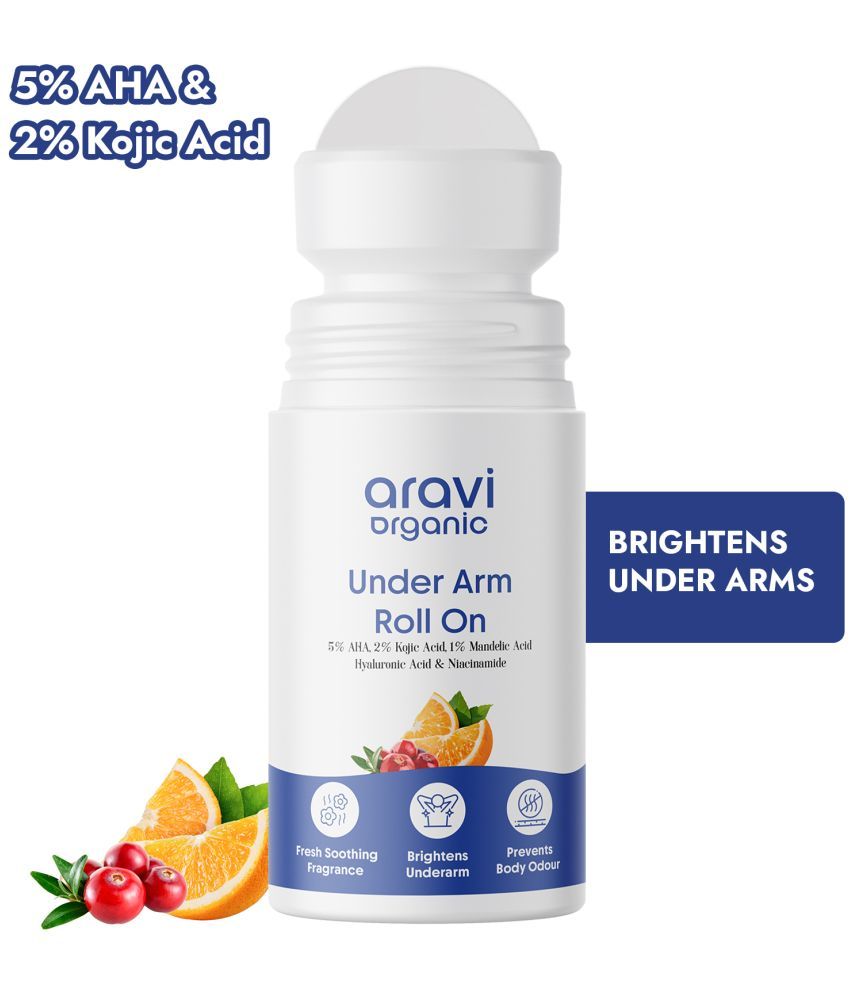     			Aravi Organic Under Arm Roll On - 50 ml Deodorant Roll-ons for Unisex 50 ml ( Pack of 1 )