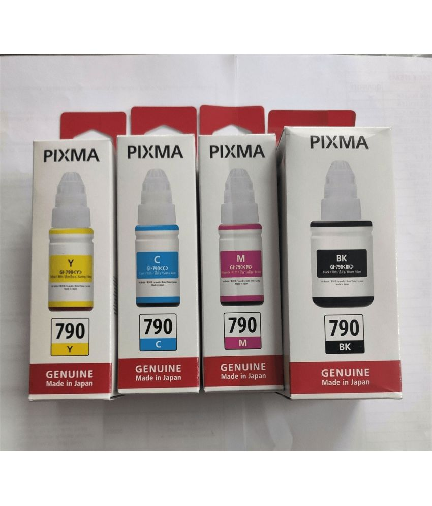     			KALAR GI790 For G2010 Multicolor Ink ( 70 ml ) Pack of 4 For GI790 INK Cartridge Use Pixma G1000, G2000, G3000 Printers