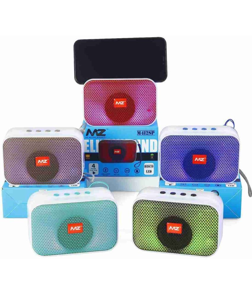     			A Connect Z MZ M412SP 5 W Bluetooth Speaker Bluetooth V 5.0 with USB Playback Time 2 hrs White