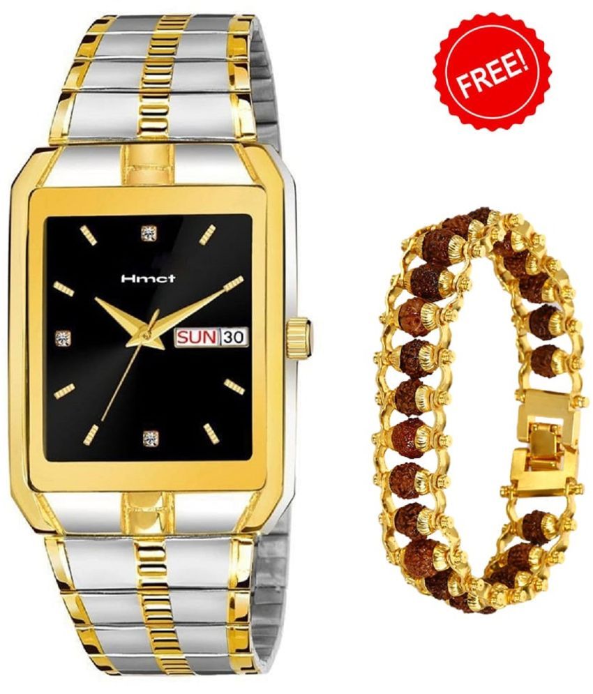     			HMCT Gold Metal Analog Men's Watch