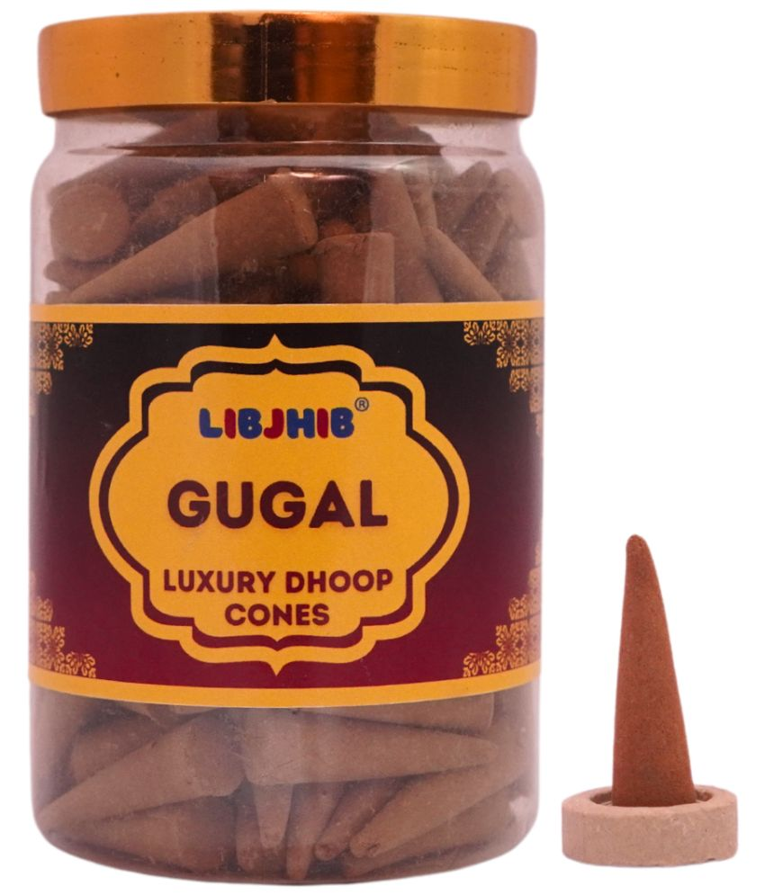     			Libjhib Incense Dhoop Cone Guggal 200 gm ( Pack of 1 )