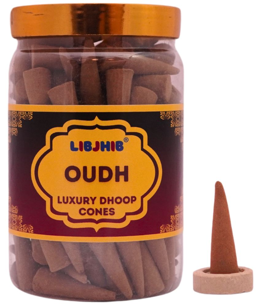     			Libjhib Incense Dhoop Cone Oudh 200 gm ( Pack of 1 )