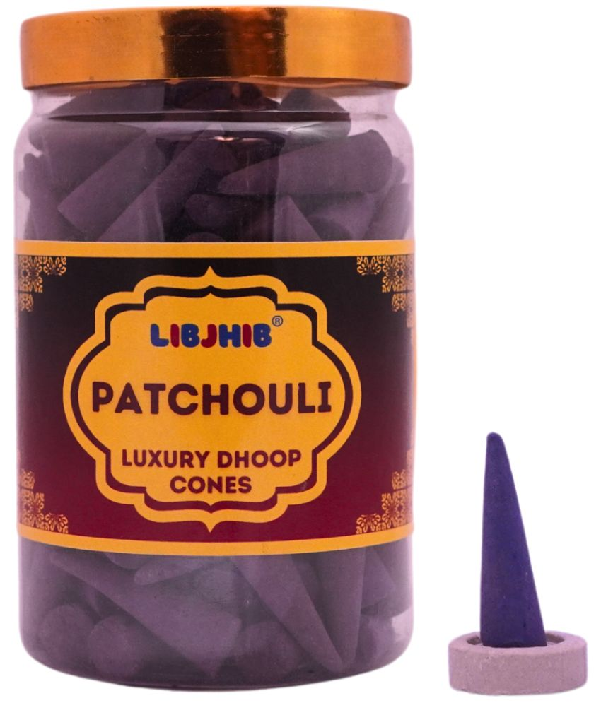     			Libjhib Incense Dhoop Cone Patchouli 200 gm ( Pack of 1 )