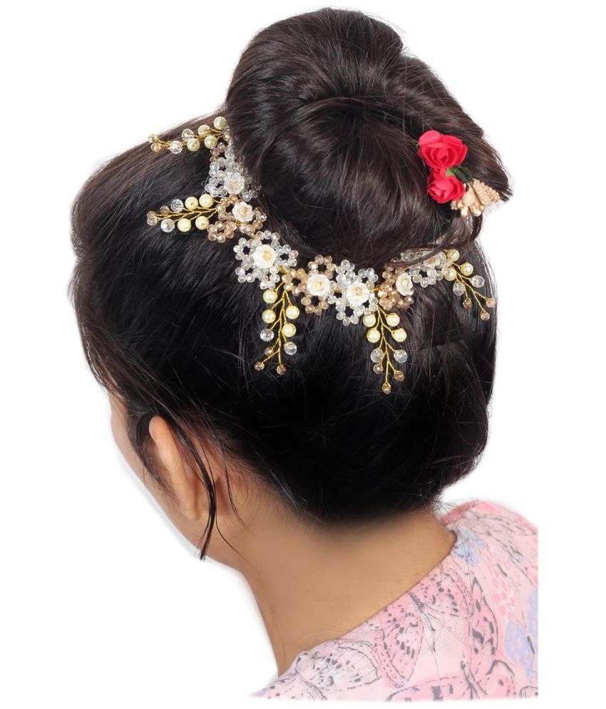     			RITZKART GoldenRod Hair Accessory Set ( Pack of 1 )