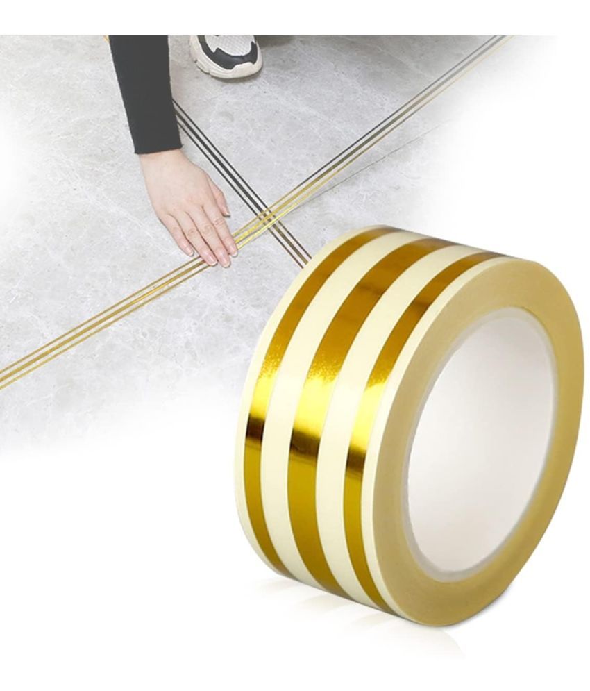     			sekhmet Gold Single Sided Decorative Tape ( Pack of 1 )