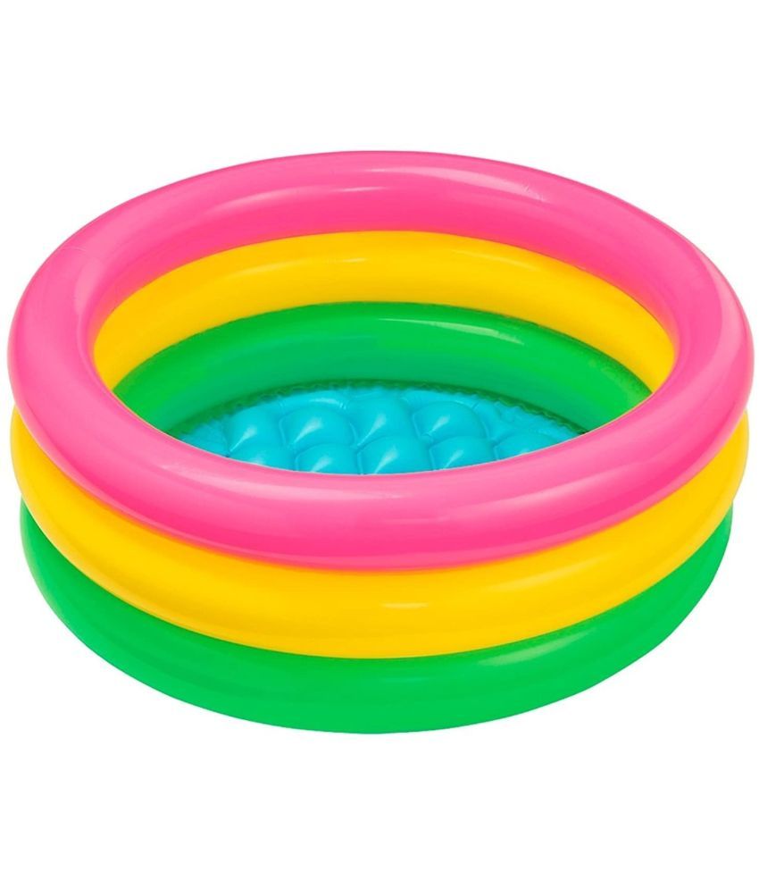     			zello Baby Bath Tub, Multi Color (2 feet) | 0-3 Years | Indoor & Outdoor Swimming Pool for Kids