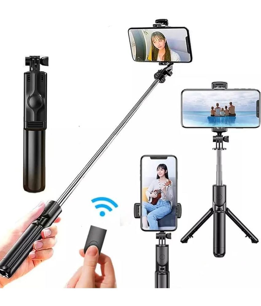     			ABR GALAXY Bluetooth Selfie Stick ( Black )