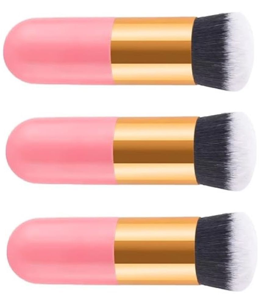     			Colorstock Makeup Brush Set Synthetic Fan Powder Brush 3 Pcs 40 g