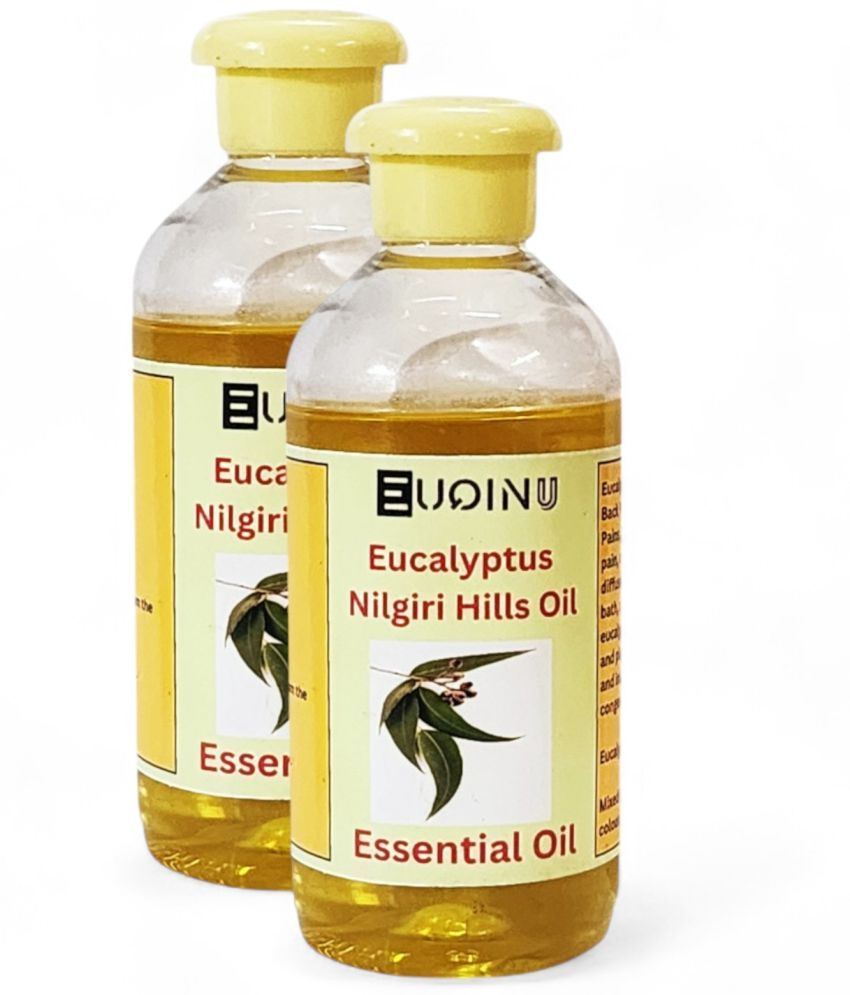     			Euqinu Eucalyptus Essential Oil 200 mL ( Pack of 2 )