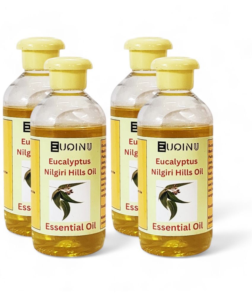     			Euqinu Eucalyptus Essential Oil 200 mL ( Pack of 4 )