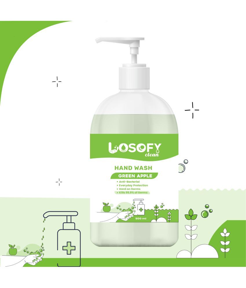     			LOSOFY CLEAN Glass Cleaner Liquid Green Apple 400 mL