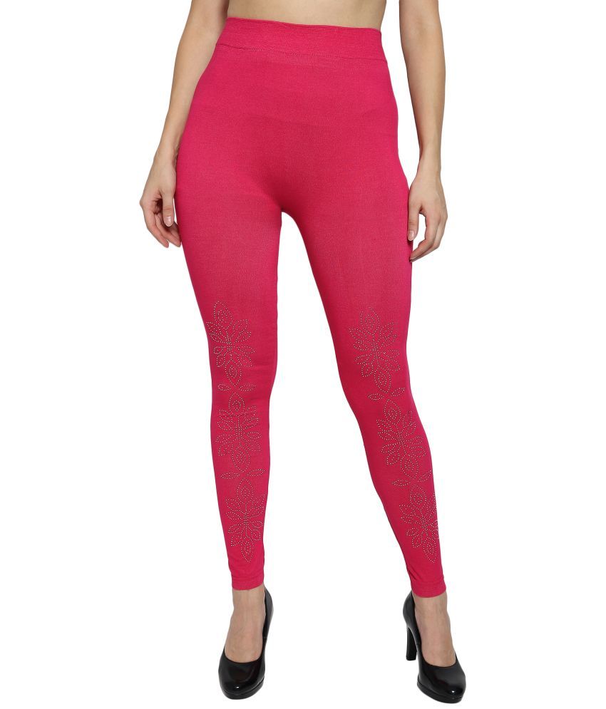     			Nios Fashion Girls Cotton Polyester Jeans ( Pack of 1 , Magenta )