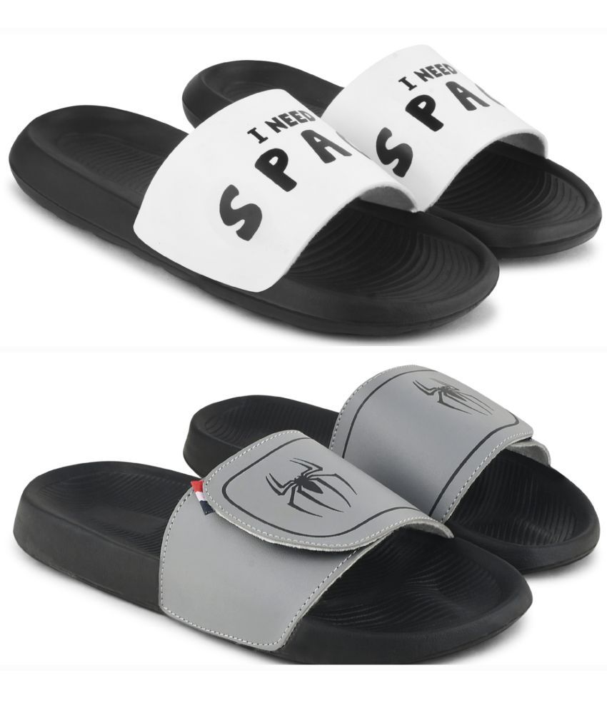     			PERY PAO Multi Color Men's Slide Flip Flop