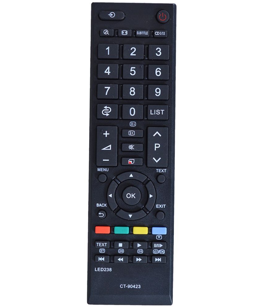     			RESORBLED 238Smart TV LCD/LED RemoteCompatible Remote Control for Toshiba LED/LCD TV MODEL CT-90423, CT 90336, CT 90334