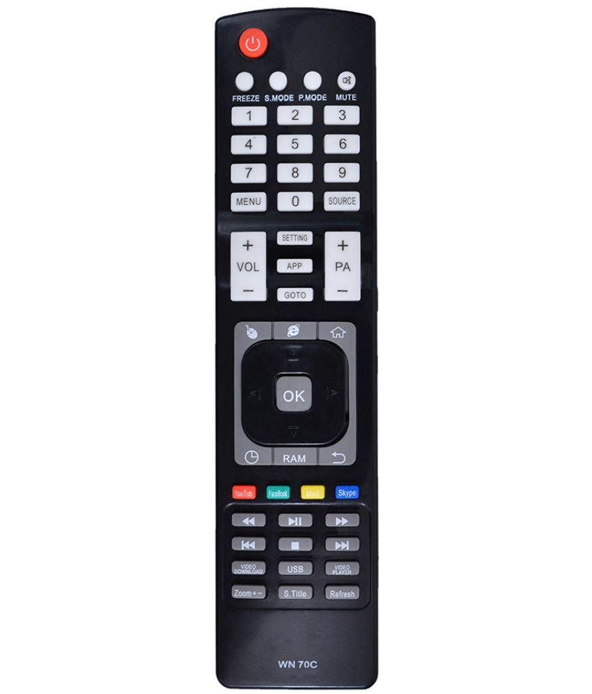     			RESORBLED 353Smart TV LCD/LED RemoteCompatible Remote Control for Weston Smart TV - WN 70C