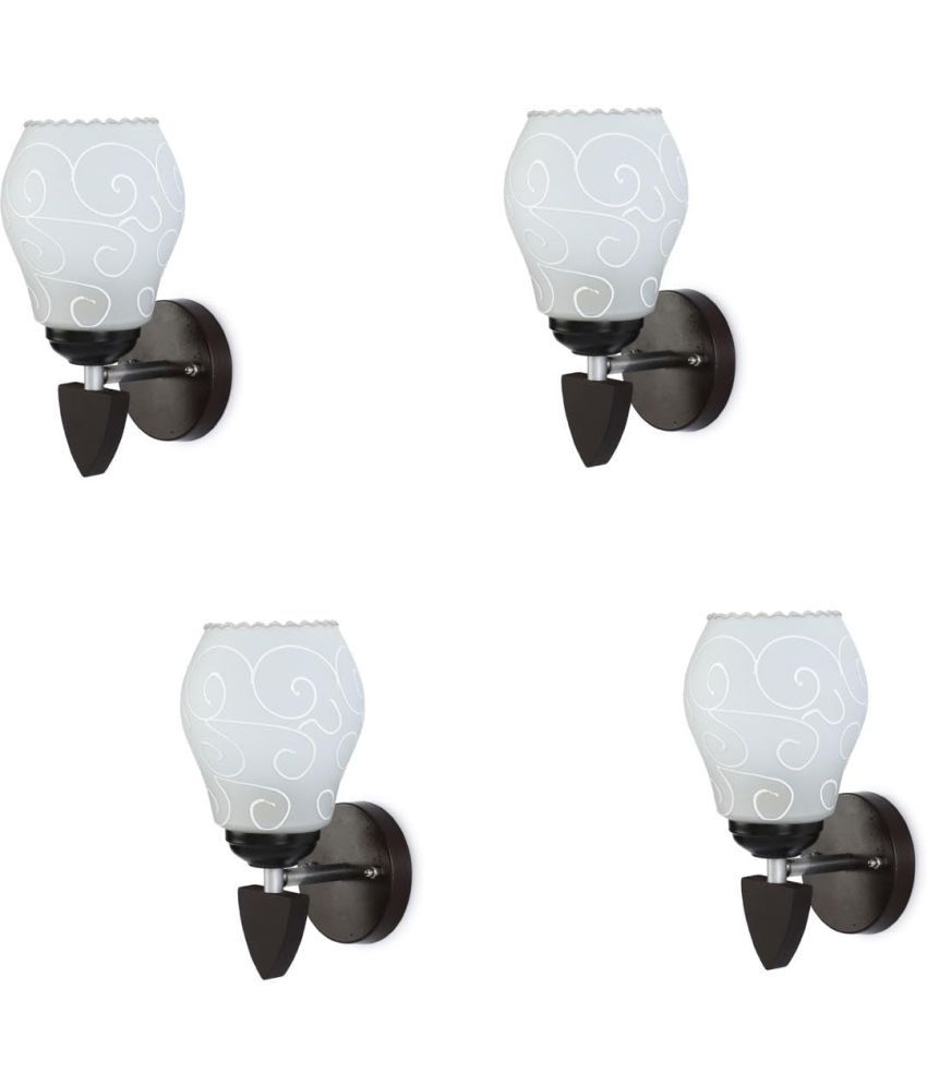     			1st Time White Swing Arm Wall Light ( Pack Of 4 )