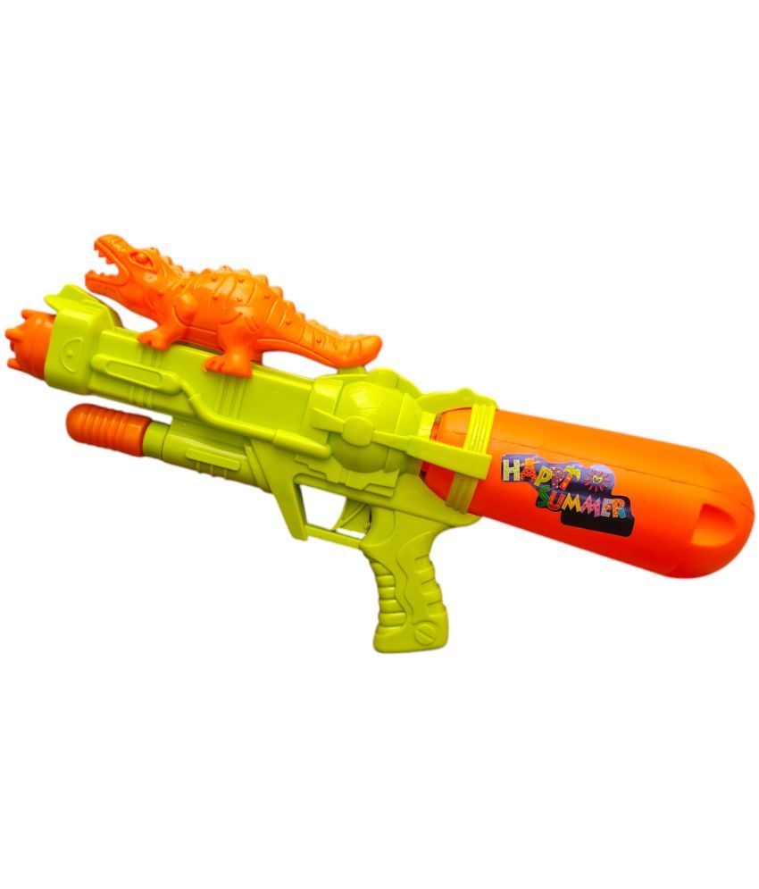     			16 Inch Holi Water Toy Gun with Pressure Mechanism for Long Throw , Pichkari Water Gun, Holi Pichkari Toy Gun for Childrens , Green