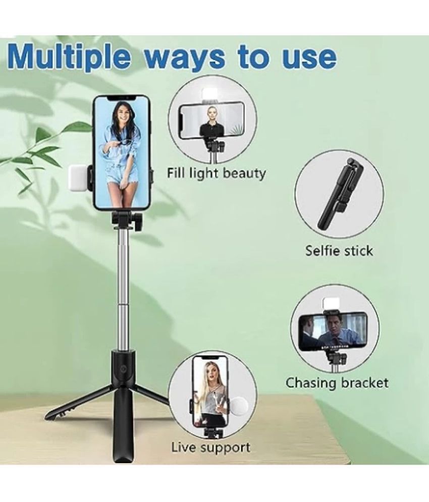     			ABR GALAXY Bluetooth Selfie Stick ( Black )