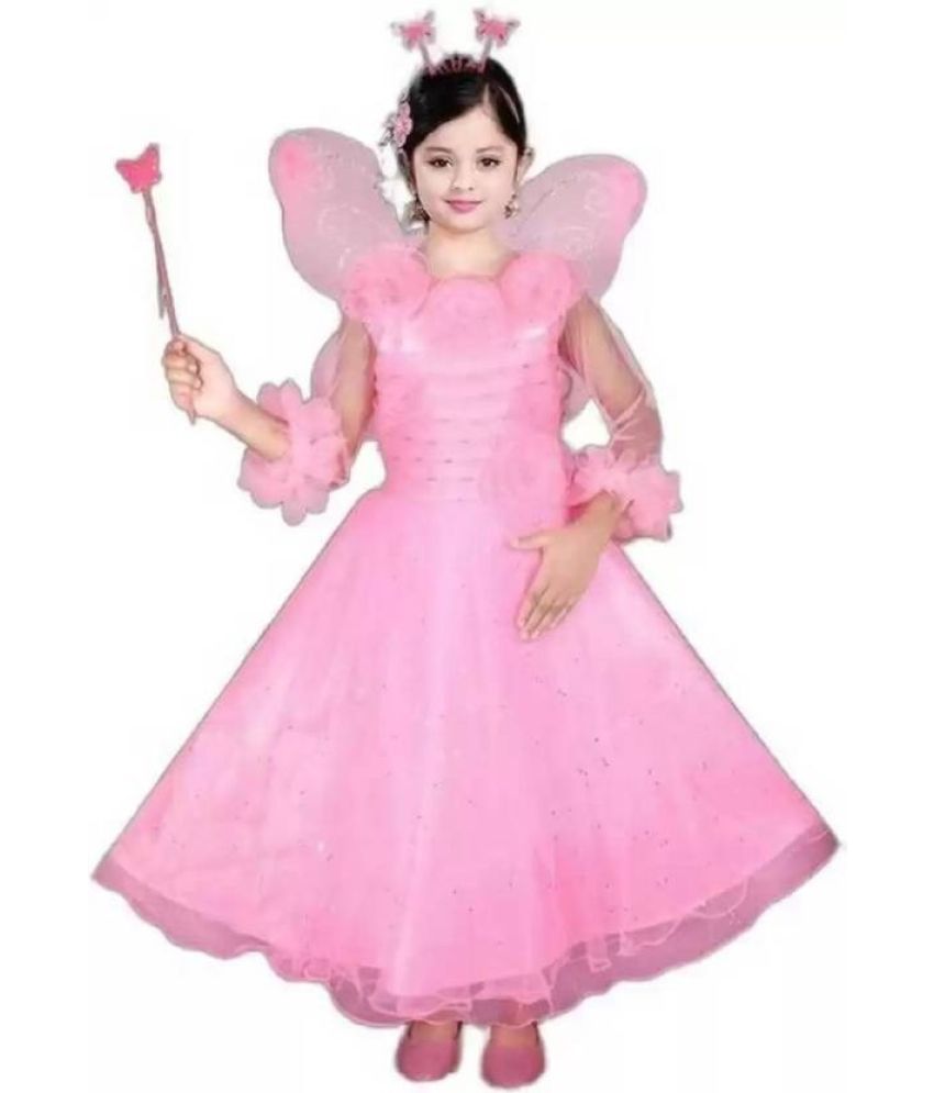     			APNA COLLECTION Girls Occasion - Character Costume ( Pink )