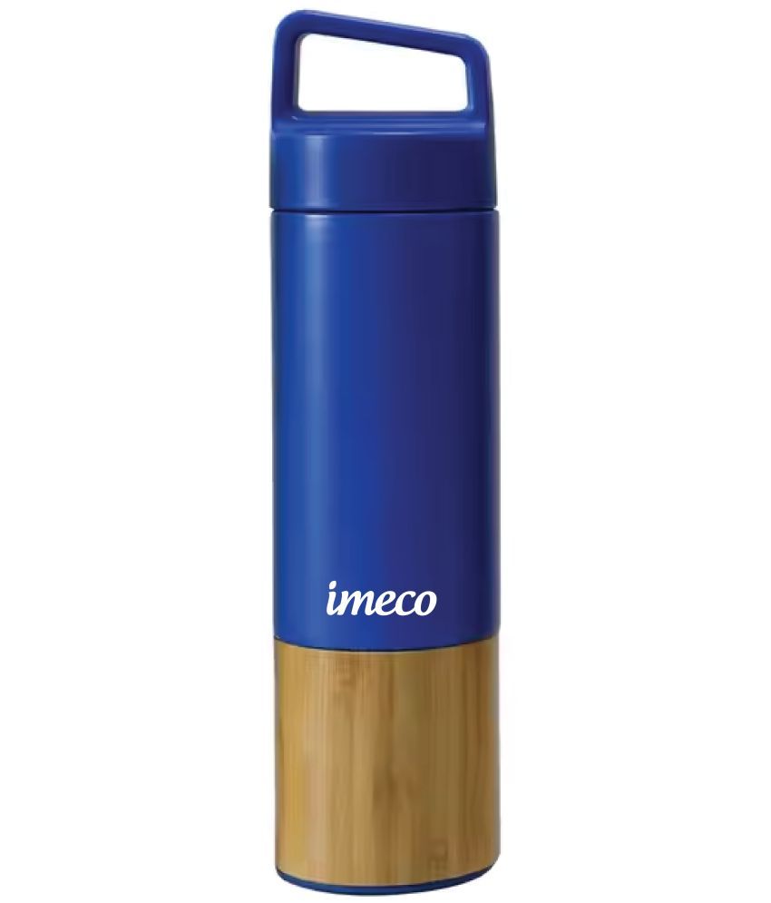     			I'm Eco ECO-EDGE Blue Bamboo Water Bottle 600 mL ( Set of 1 )