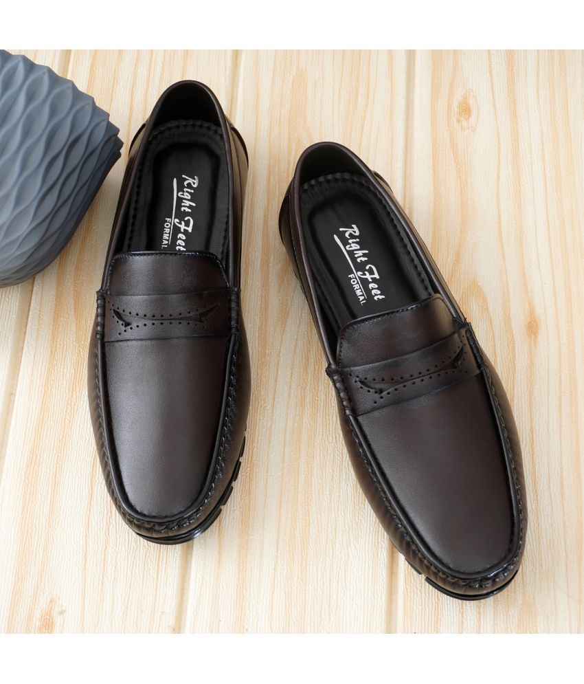     			MORAAH Brown Men's Slip on