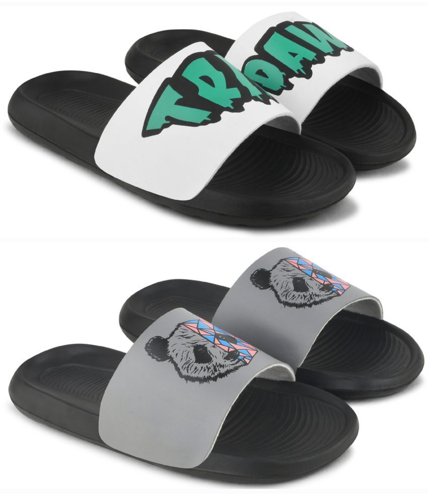     			PERY PAO Multi Color Men's Combo Slipper