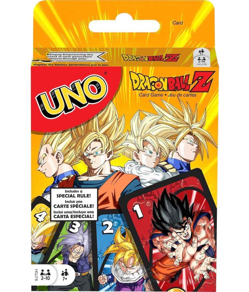     			SALPITOYS UNO Dragon Ball Z Card Game for Family Night Featuring Deck  (Multicolor)