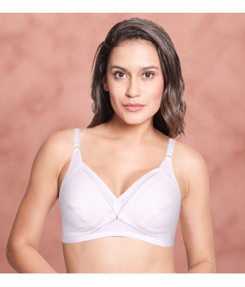     			Susie Pack of 1 Cotton Blend Non Padded Everyday Bra For Women ( White )