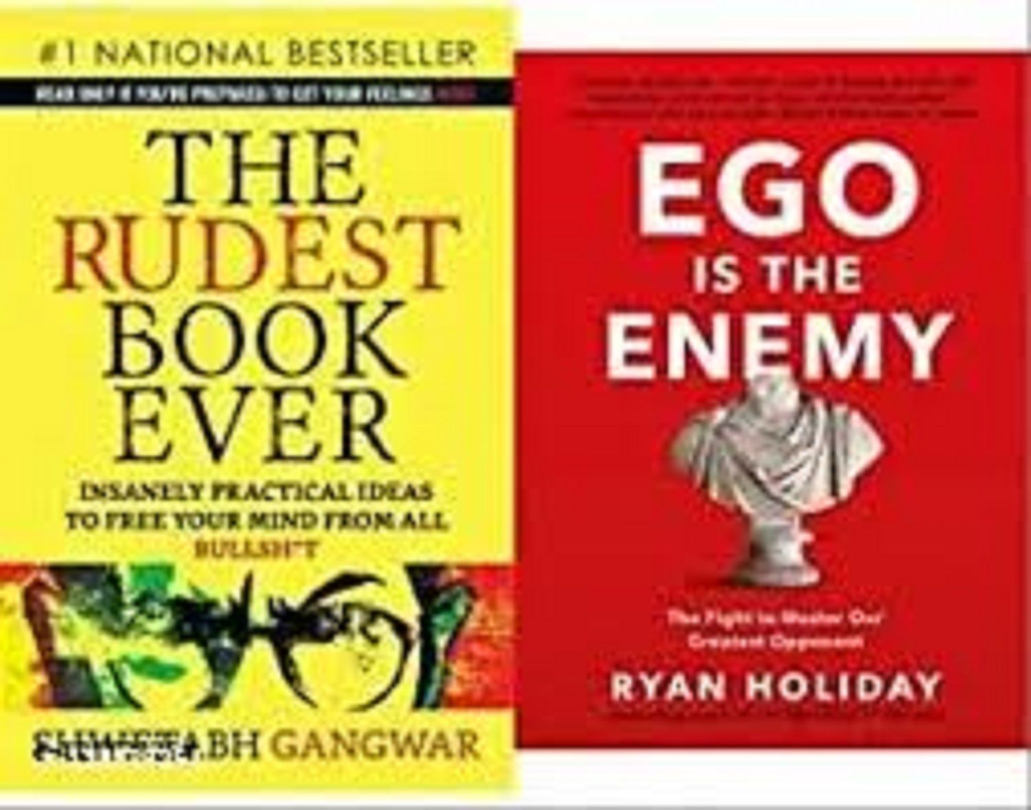     			The Rudest Book Ever + Ego is the Enemy Books Combo