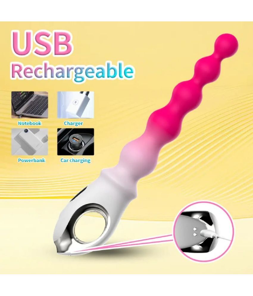     			Vibrations Usb Led Beads Portable Manual Massager