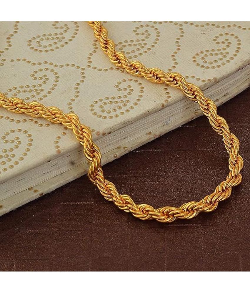     			ag traders Gold Plated Chain ( Set of 1 )