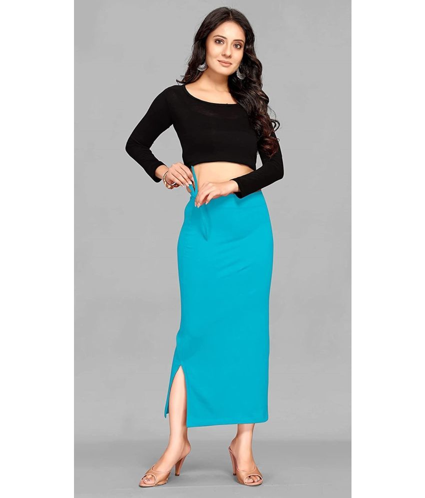     			DELTIN HUB Blue Lycra Petticoat - Single