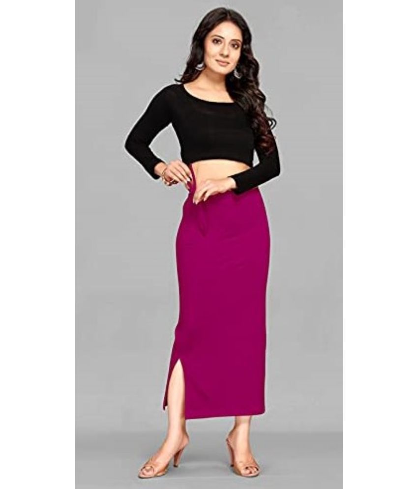     			DELTIN HUB purple Lycra Petticoat - Single